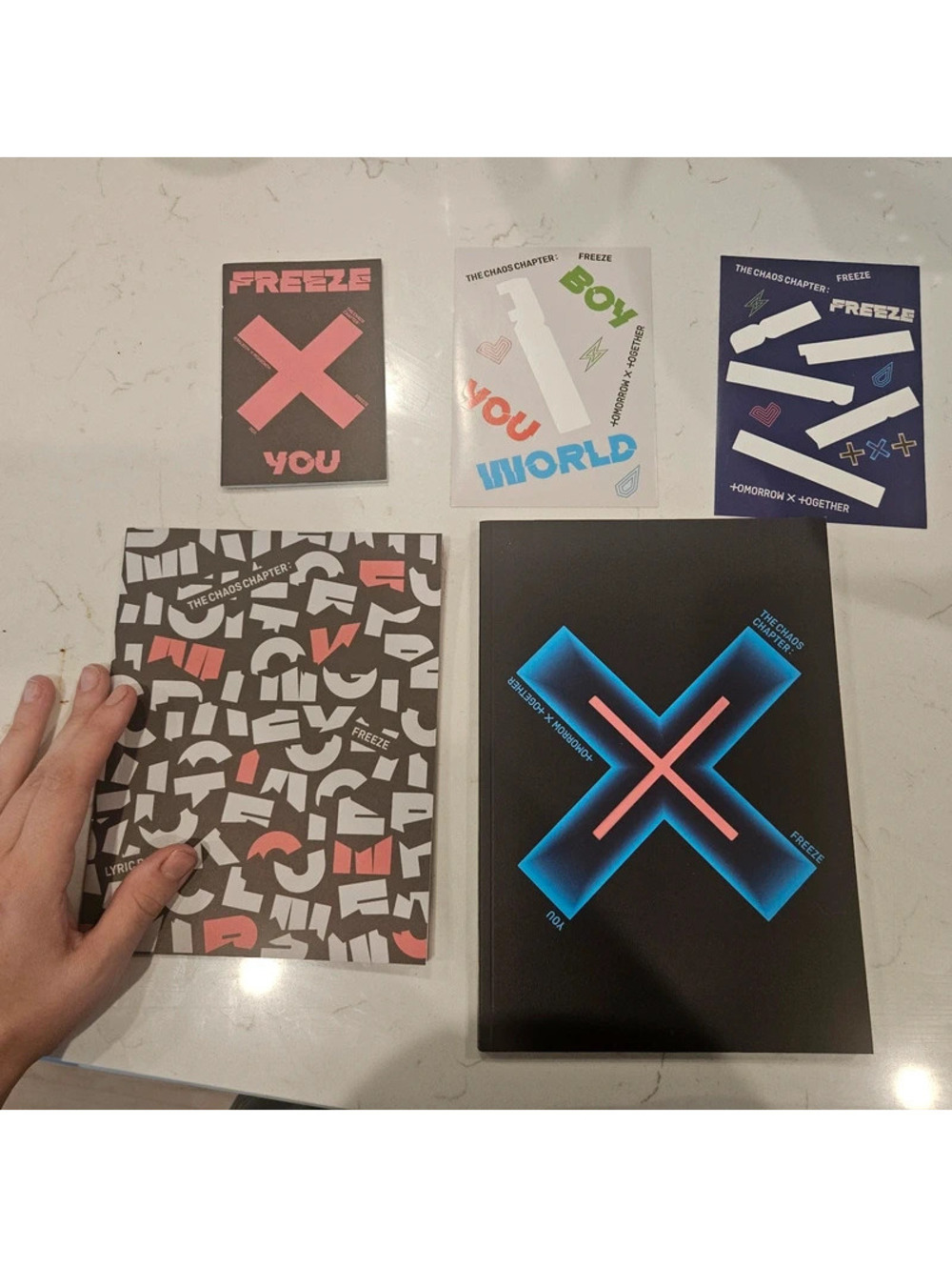 Tomorrow X Together The Chaos Chapter: Freeze Album with Booklet and Stickers